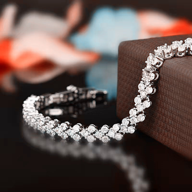 Wholesale Alloy Zircon Full Diamond Bracelets