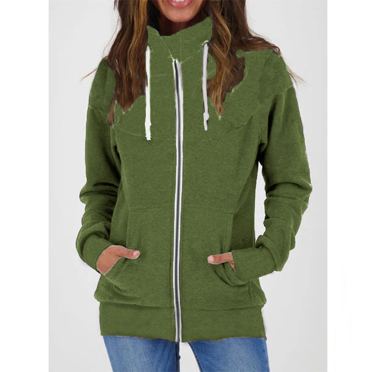 Wholesale Autumn and Winter Polyester Plush Hoodie Jackets