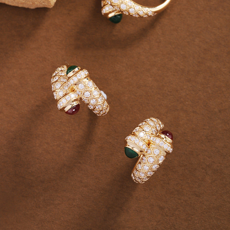 Wholesale Copper Gold Plated Diamond Ring