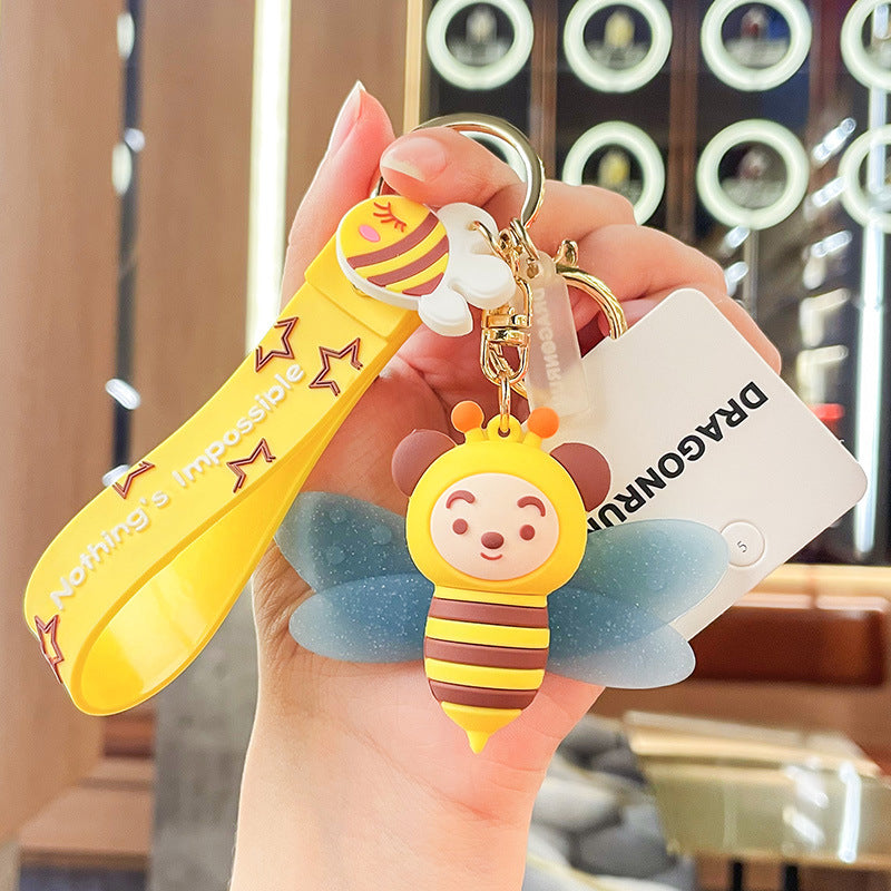 Llavero Creativo De Abeja De Silicona al por mayor