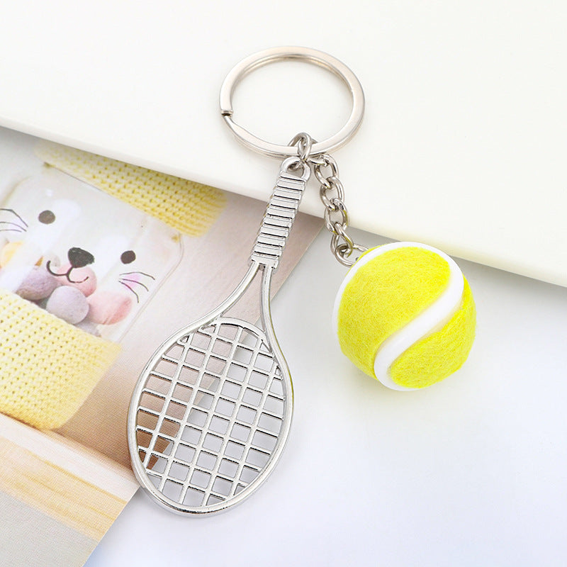 Venta al por mayor Llavero de tenis de aleación