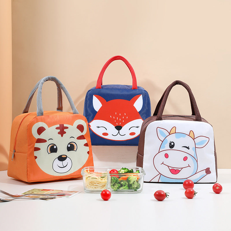 Wholesale Oxford Cloth Aluminum Film Kids Lunch Bento Bag