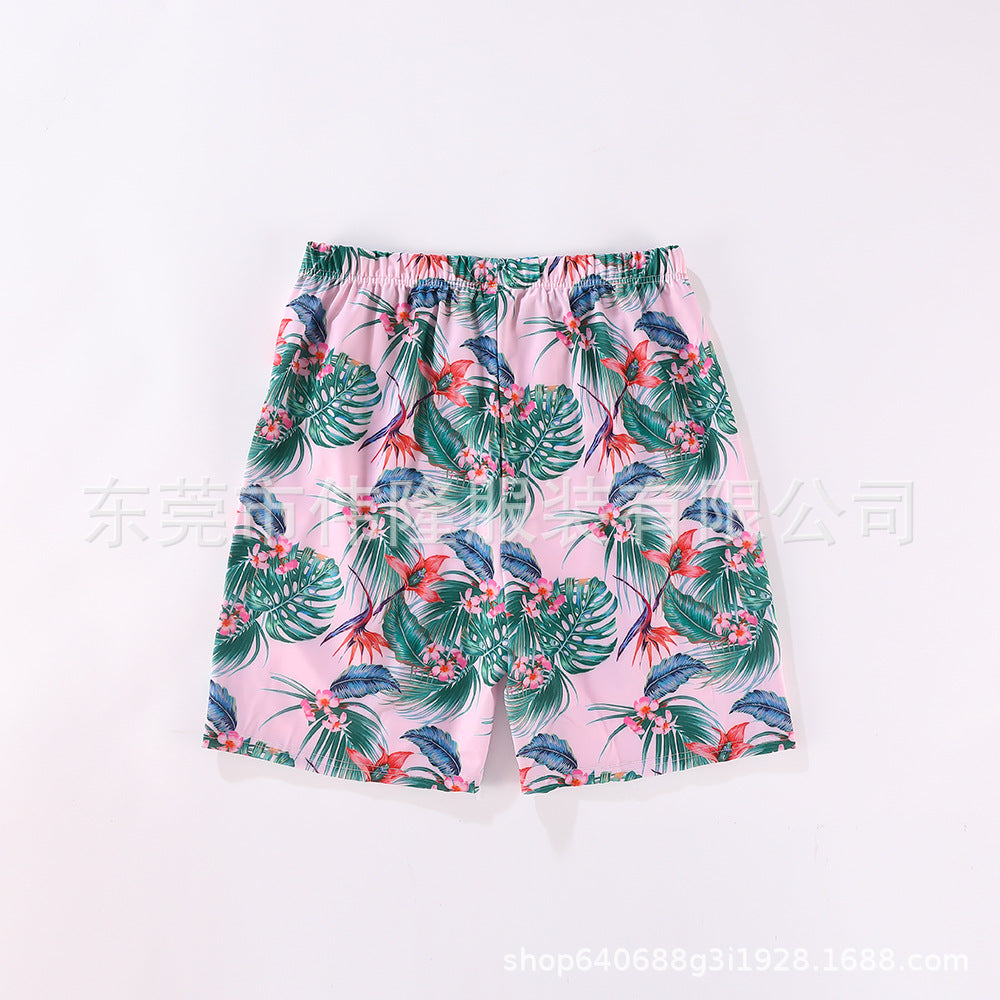 Wholesale Pink Polyester Home Swimwear