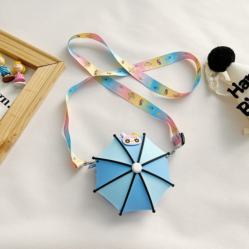 Wholesale Silicone Cute Umbrella Kids Shoulder Bag