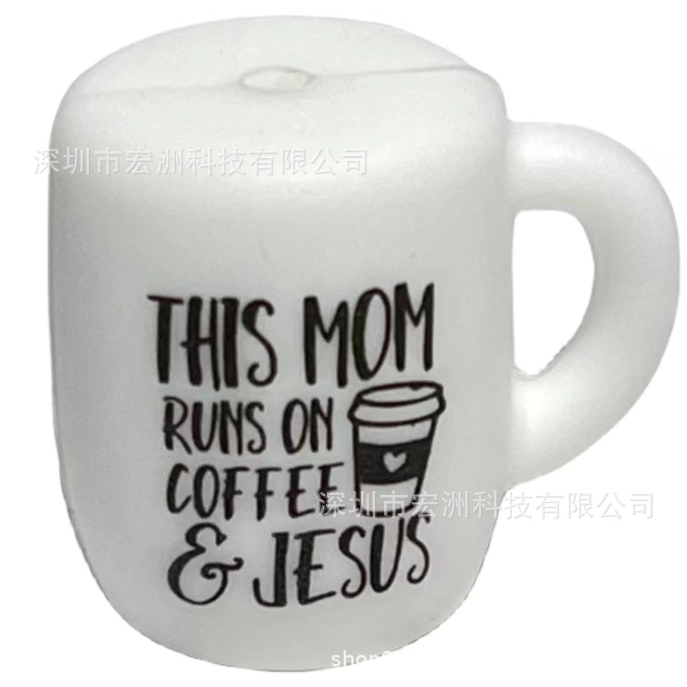 Wholesale 10PCS Mug Silicone Beads