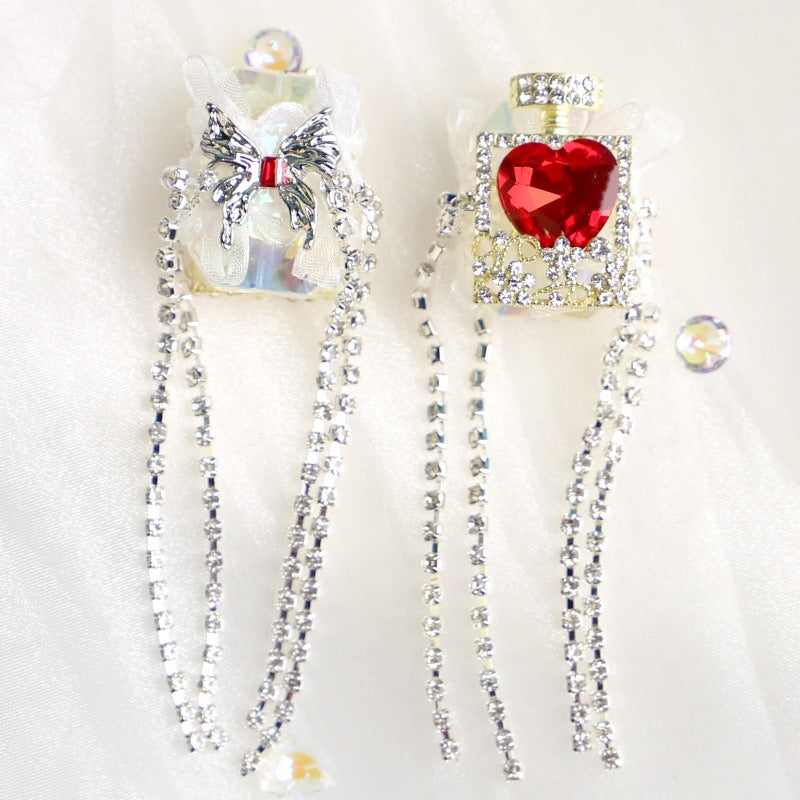 Wholesale Perfume Bottle Tassel Chain Acrylic Beads