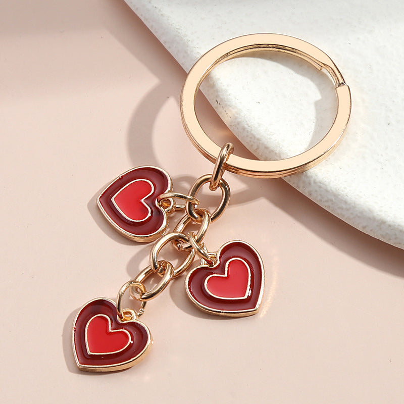Wholesale 10pcs/pack  Love Key Chain Alloy