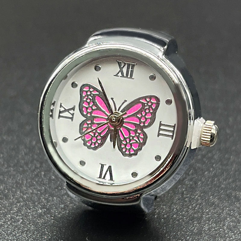Reloj De Anillos De Mariposa De Acero Inoxidable al por mayor