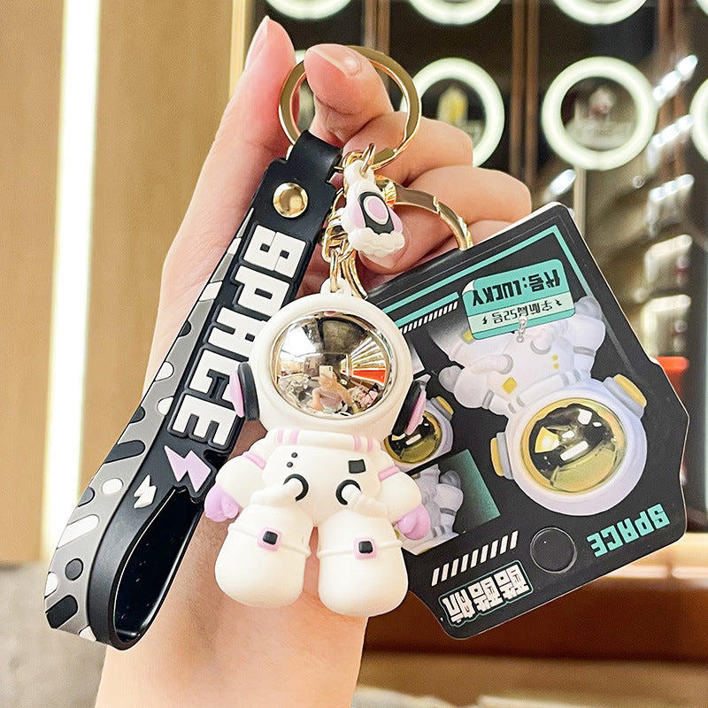 Wholesale Silicone Cartoon Cool Mask Astronaut Creative Keychain