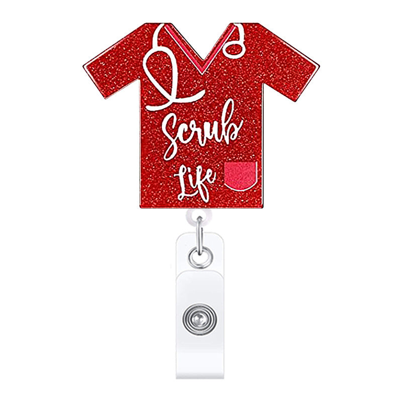 Llavero telescópico acrílico al por mayor del estetoscopio de la enfermera del doctor