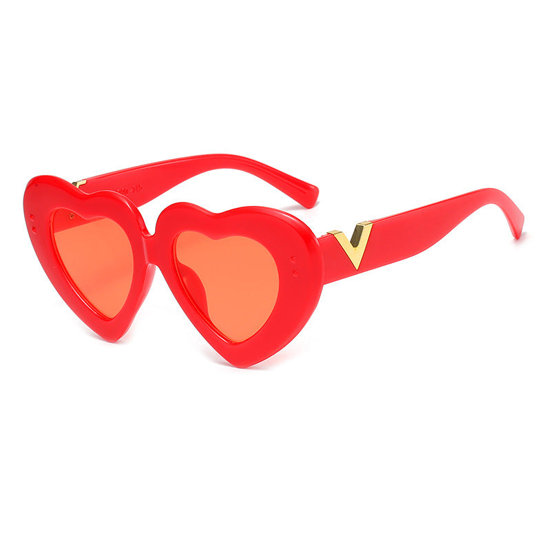 Wholesale PC Heart Sunglasses