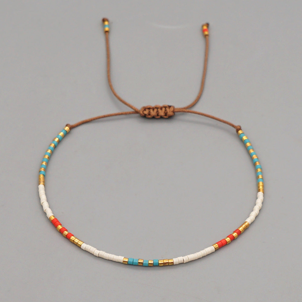 Pulsera De Cristal De Arco Iris Bohemio al por mayor