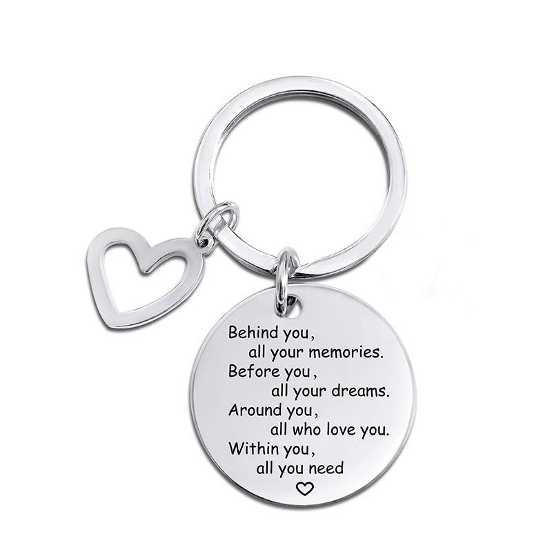 Wholesale Metal Graduation Season Students and Teachers Reading Lettering Key Chain