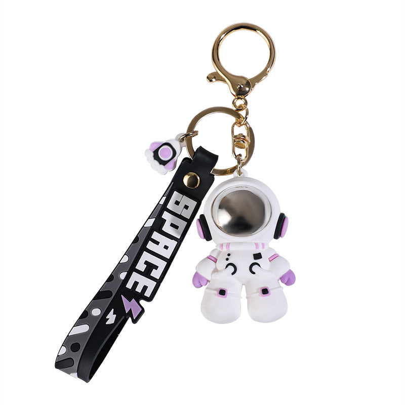 Wholesale Silicone Cartoon Cool Mask Astronaut Creative Keychain