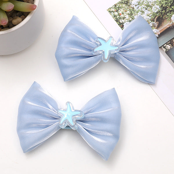 Wholesale Children's Mesh Bow Hair Clips