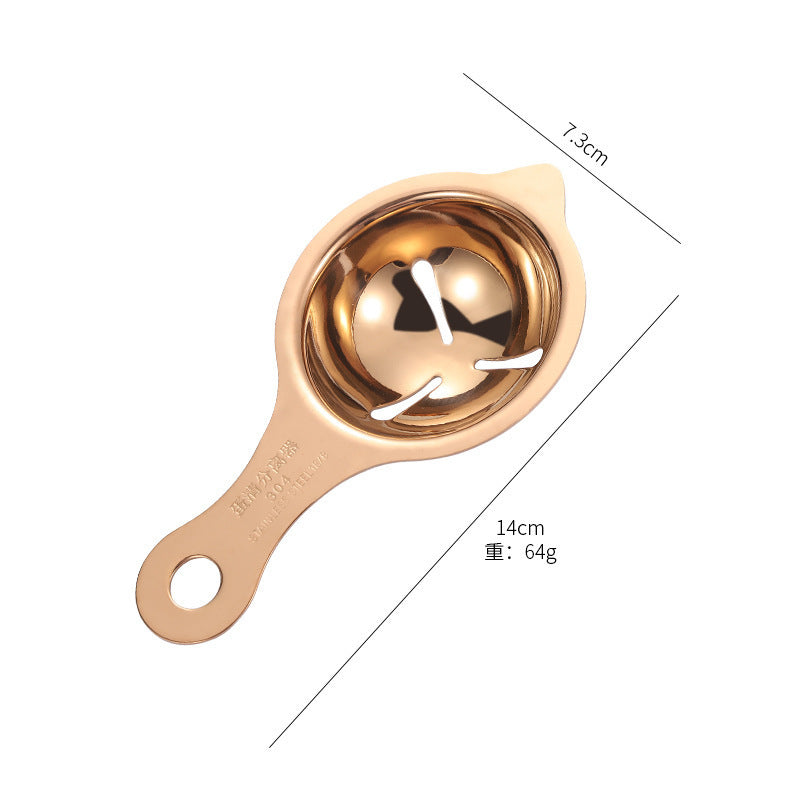 Wholesale 304 Stainless Steel Egg Yolk Egg White Protein Skimmer OLY-KW-MJ002