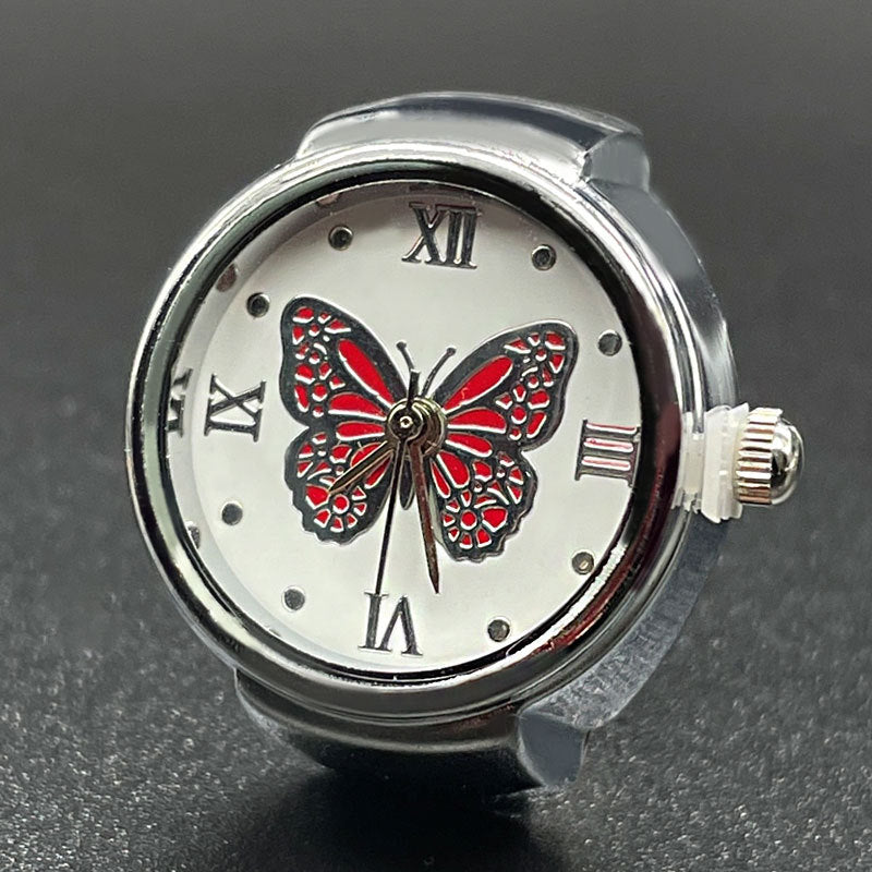 Reloj De Anillos De Mariposa De Acero Inoxidable al por mayor