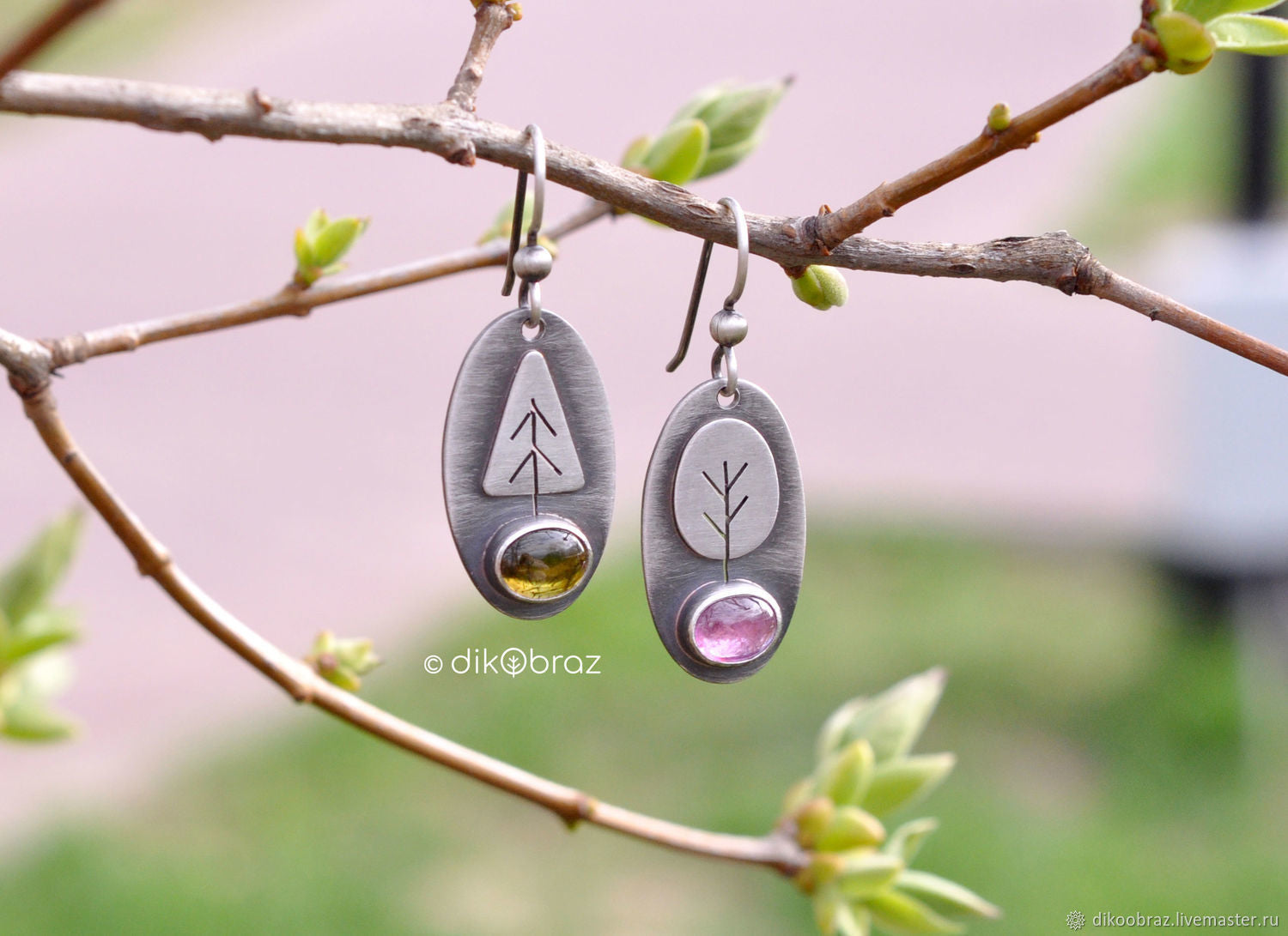 Pendientes de aleación de aleación étnica de piedra lunar bohemia al por mayor