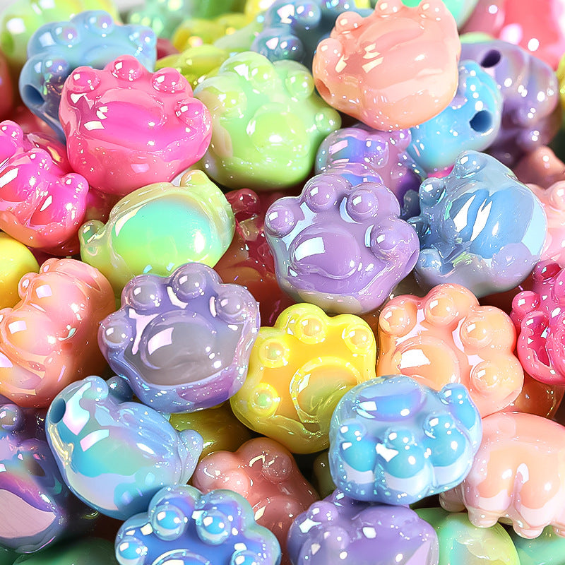 Wholesale Colorful Cat's Claw 15MM Acrylic Beads 100pcs