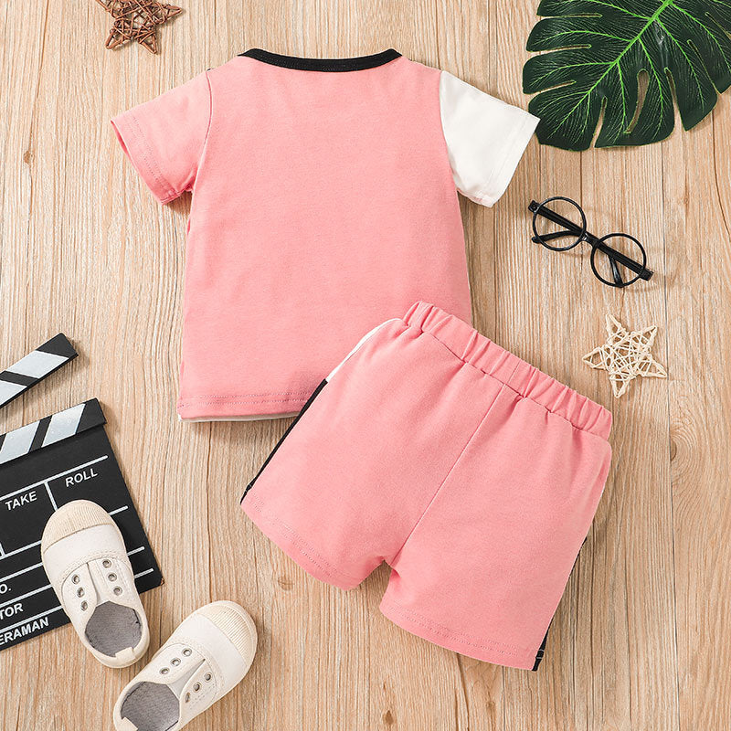 Wholesale 2023 Girls Summer T-Shirt + Pants Set