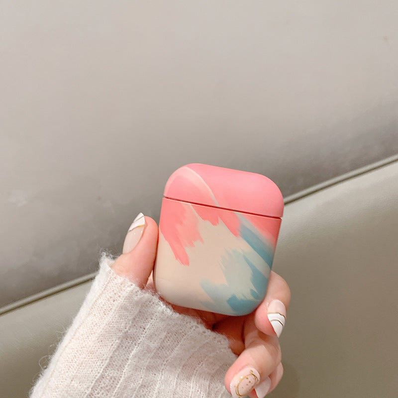 Wholesale Color Ink Painting Hard PC Earphone Case