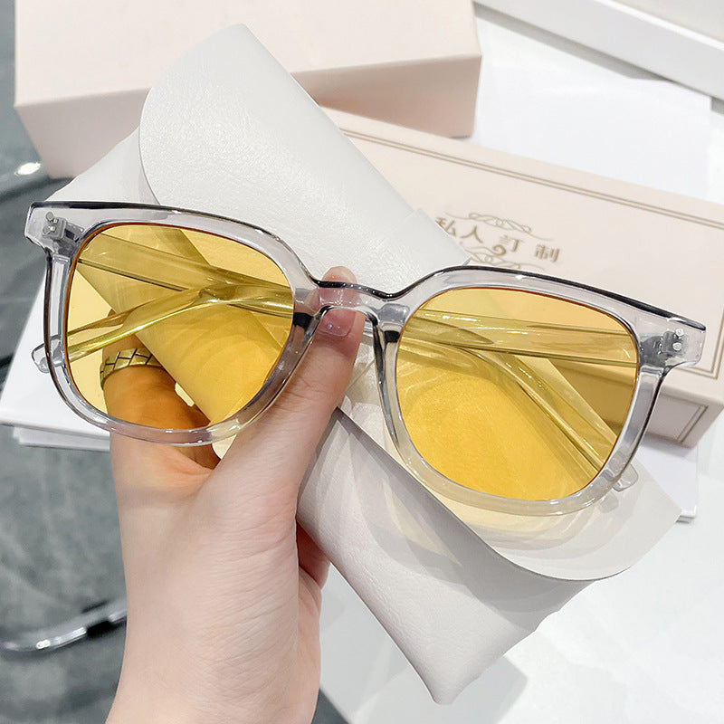 Wholesale PC Jelly Color Small Frame Ladies Sunglasses