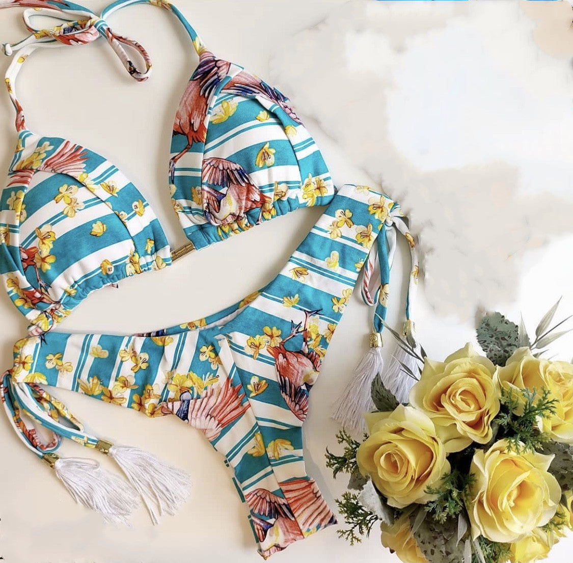 Wholesale Brazil Split Polyester Swimwear