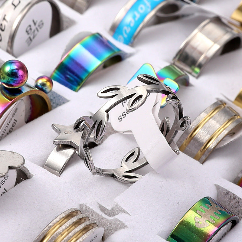 Venta al por mayor Anillos de acero inoxidable