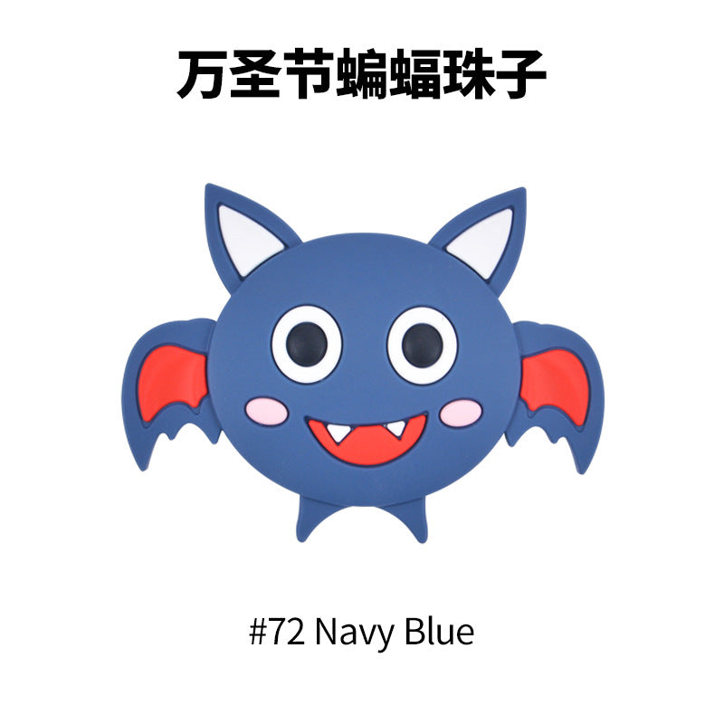 Cuentas de silicona de bate de dibujos animados de 20 piezas al por mayor