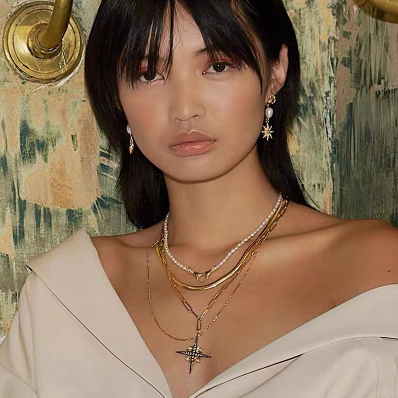 Wholesale Pearl Gold Plated Necklaces