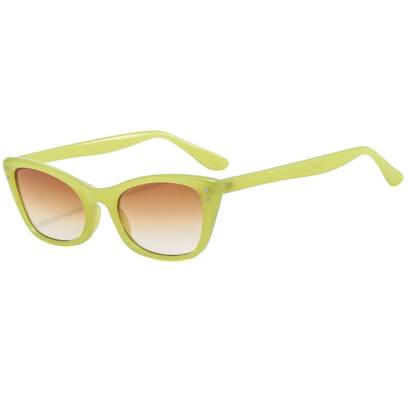 Wholesale PC Cat Eye Ladies Gradient UV Protection Sunglasses