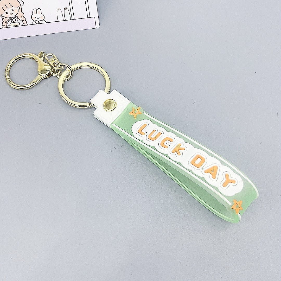 Llavero de gelatina de goma suave de goma al por mayor