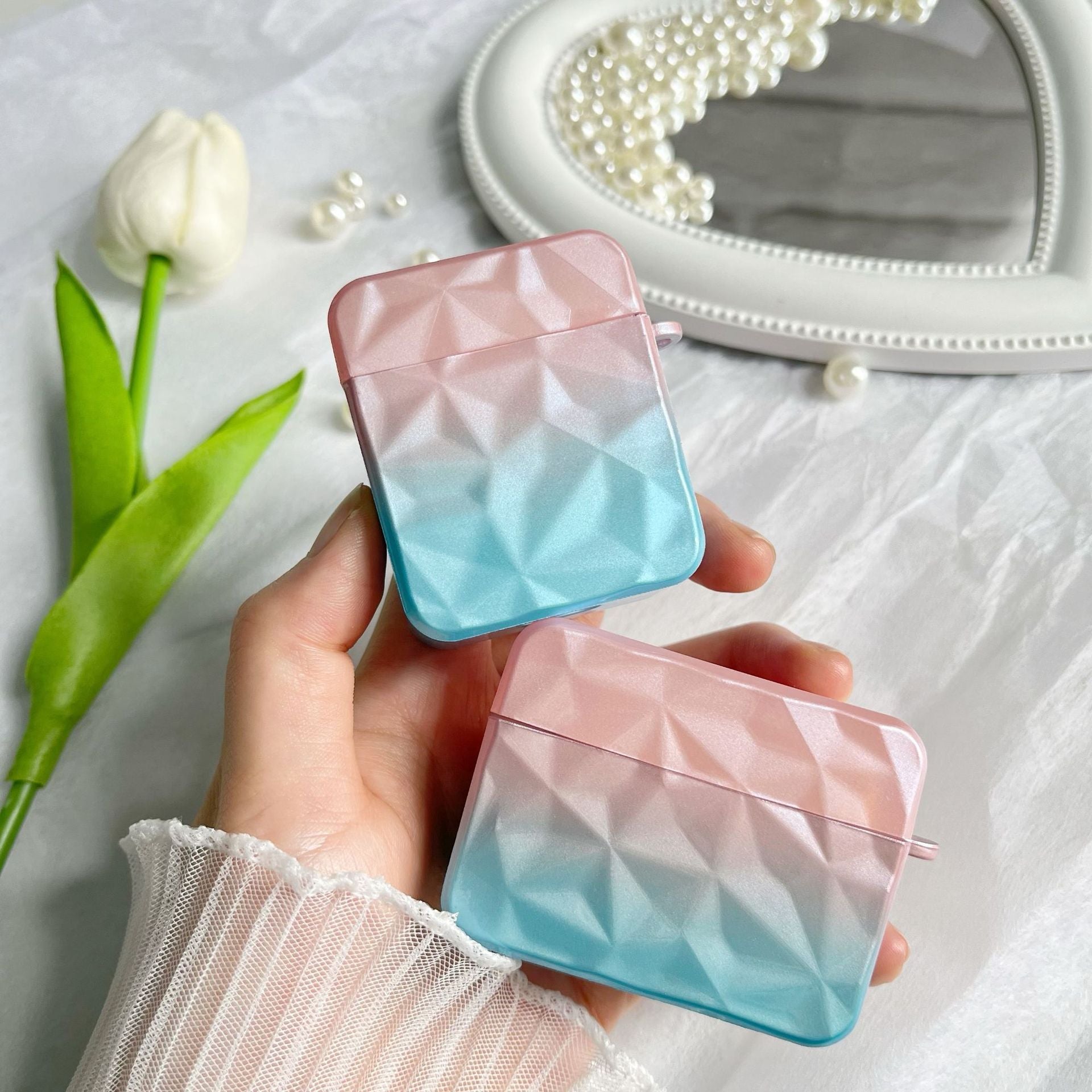 Wholesale Gradient Diamond Soft TPU Earphone Case