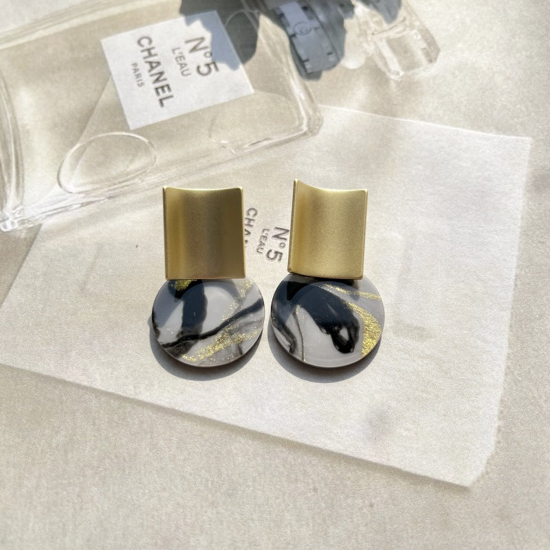 Wholesale Vintage Painted Acrylic Earrings