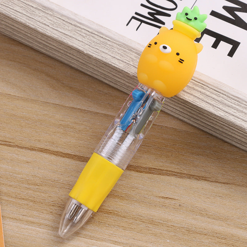 Wholesale Plastic Four Color In One Color Ballpoint Pen