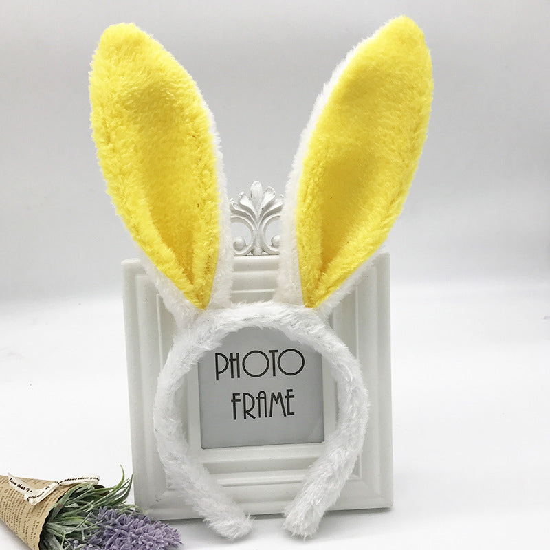 Diadema De Orejas De Conejito De Peluche De Pascua al por mayor