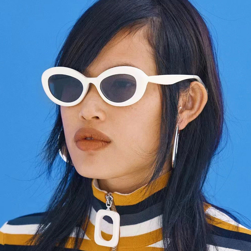 Wholesale PC Oval UV Protection Ladies Sunglasses