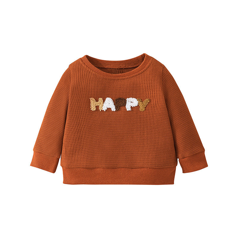 Venta al por mayor Primavera Bebé Tops Poliéster Ropa De Bebé