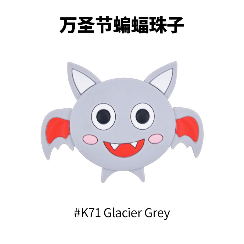 Cuentas de silicona de bate de dibujos animados de 20 piezas al por mayor