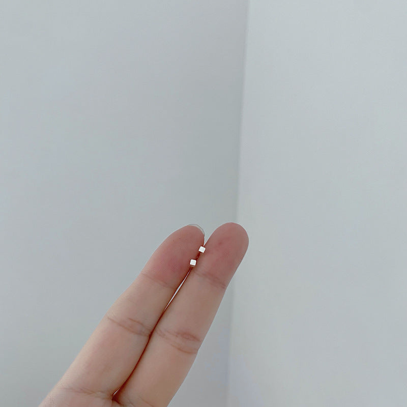 Conjunto De Aretes De Cobre De Corazón Plateado Plata al por mayor