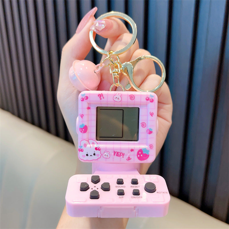 Wholesale Plastic Italy Mini Pocket Computer Electronic Game Console Keychain