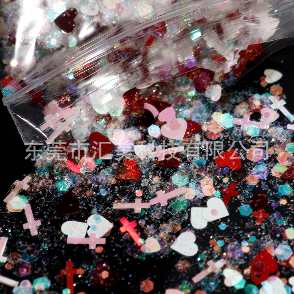 Wholesale Suitable for Air Traffic Control Pens Valentine's Day Series Glitter Glitter Sequins