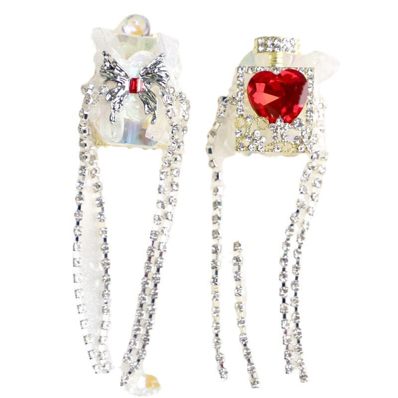 Wholesale Perfume Bottle Tassel Chain Acrylic Beads