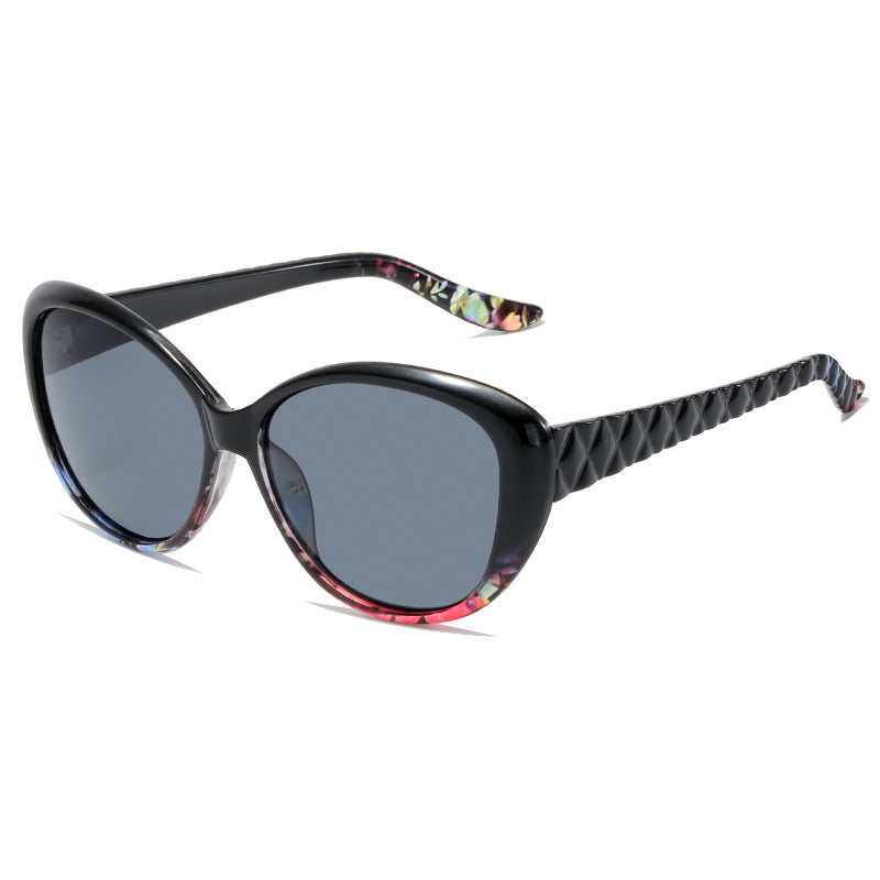 Wholesale Retro Round Big Frame PC Sunglasses