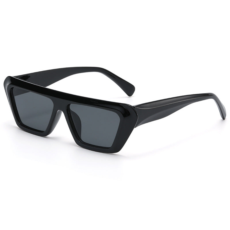 Wholesale One-piece One-piece Frame PU Sunglasses