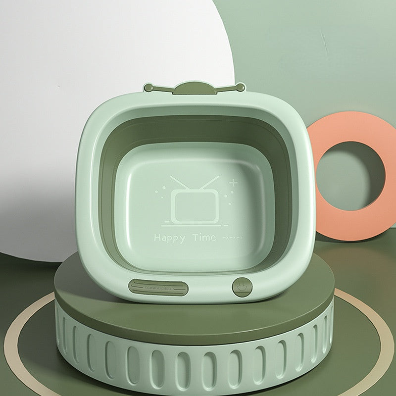 Wholesale Baby Toddler Foldable Basin Hanging Baby Supplies Plastic