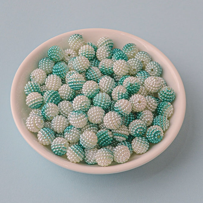 Wholesale 200PCS/Pack Two Color Gradient DIY Beading Material Acrylic Beads10MM