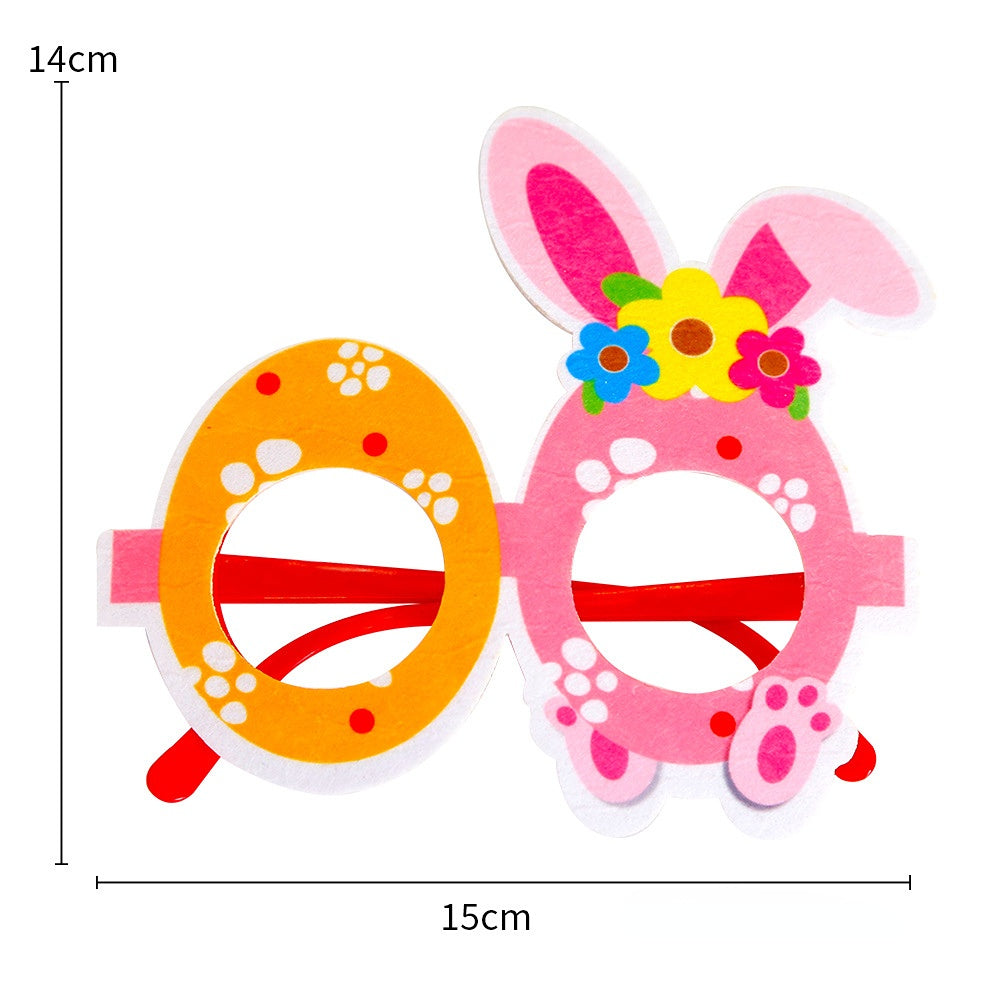 Wholesale Plastic Easter Decoration Bunny Glasses