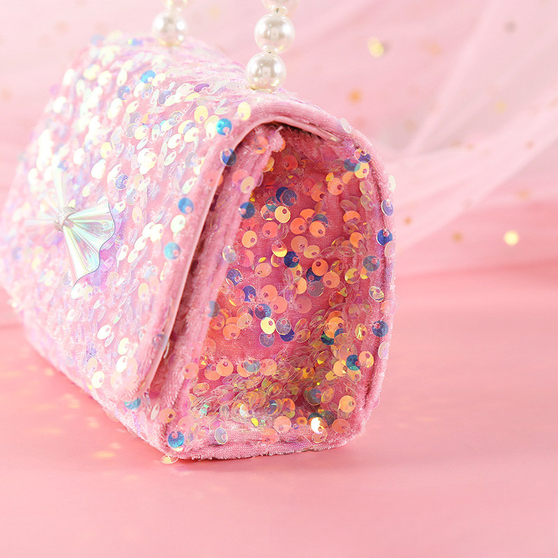 Wholesale Ultrafine Fiber Sequin Butterfly Children's Bags