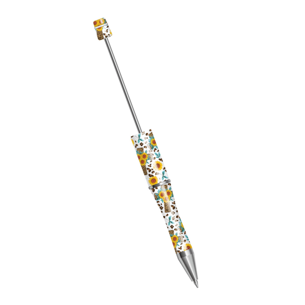 Wholesale 1pc/10pcs/100pcs Western Style DIY Beadable Pens Plastic Ballpoint Pen